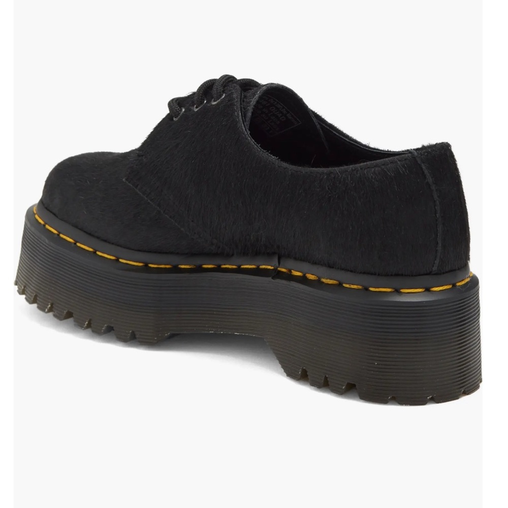 Dr. Martens 1461 Quad SZ Women 10–Men 9 Oxford Platform Shoes Black NEW - Picture 7 of 7